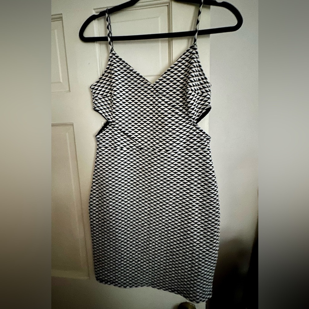 H&M Geometric Cutout Dress